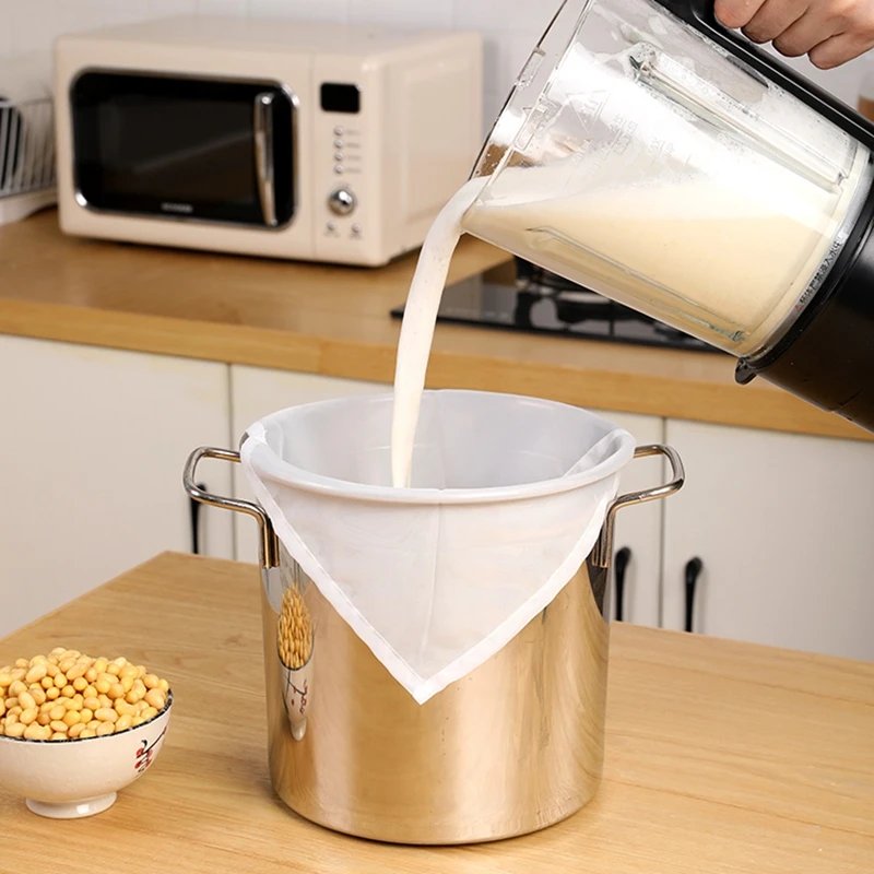 Brew Bags Reusable Fine Mesh Strainer Bag for Home Brewing Fruit Cider Grape Beer Wine Making Food Yogurt Filter Nut Milk Bag