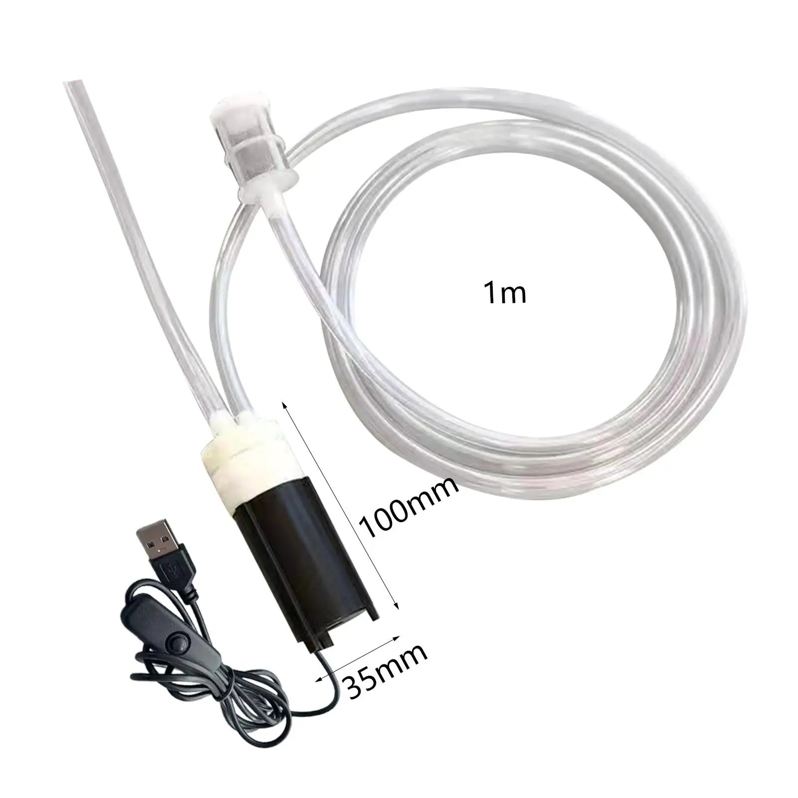 Electric Wines Pump Beer Siphon Filter Wines Making Supplies Accessories Wines Siphon Tube Compact Household Brewing Equipment