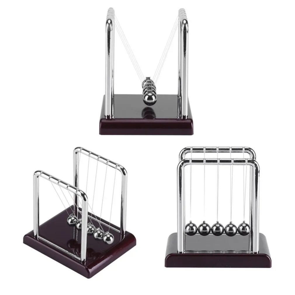 2024 Newton Cradle Balance Steel Balls School Teaching Supplies Physics Science Pendulum Desk Toy Gifts Home Decoration