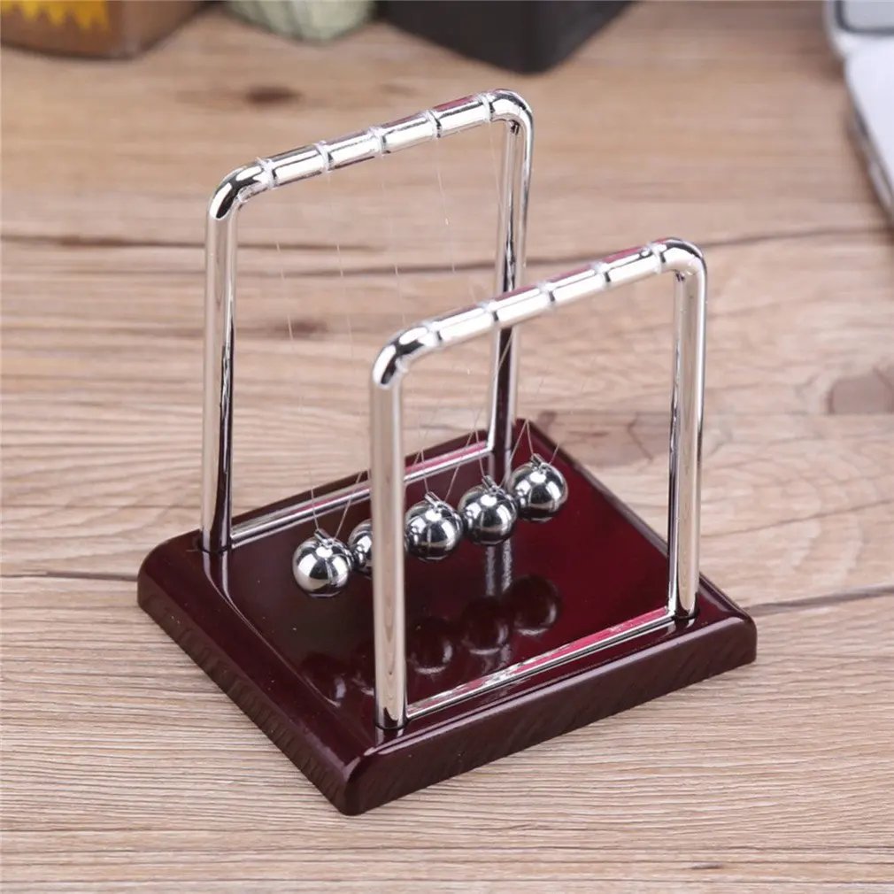 2024 Newton Cradle Balance Steel Balls School Teaching Supplies Physics Science Pendulum Desk Toy Gifts Home Decoration