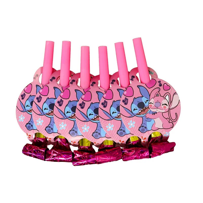 Disney Lilo &Stitch Birthday Decoration Party Decor Tableware Tablecloth Paper Cup Plate Backdrop Balloons Supplies Kids Favor