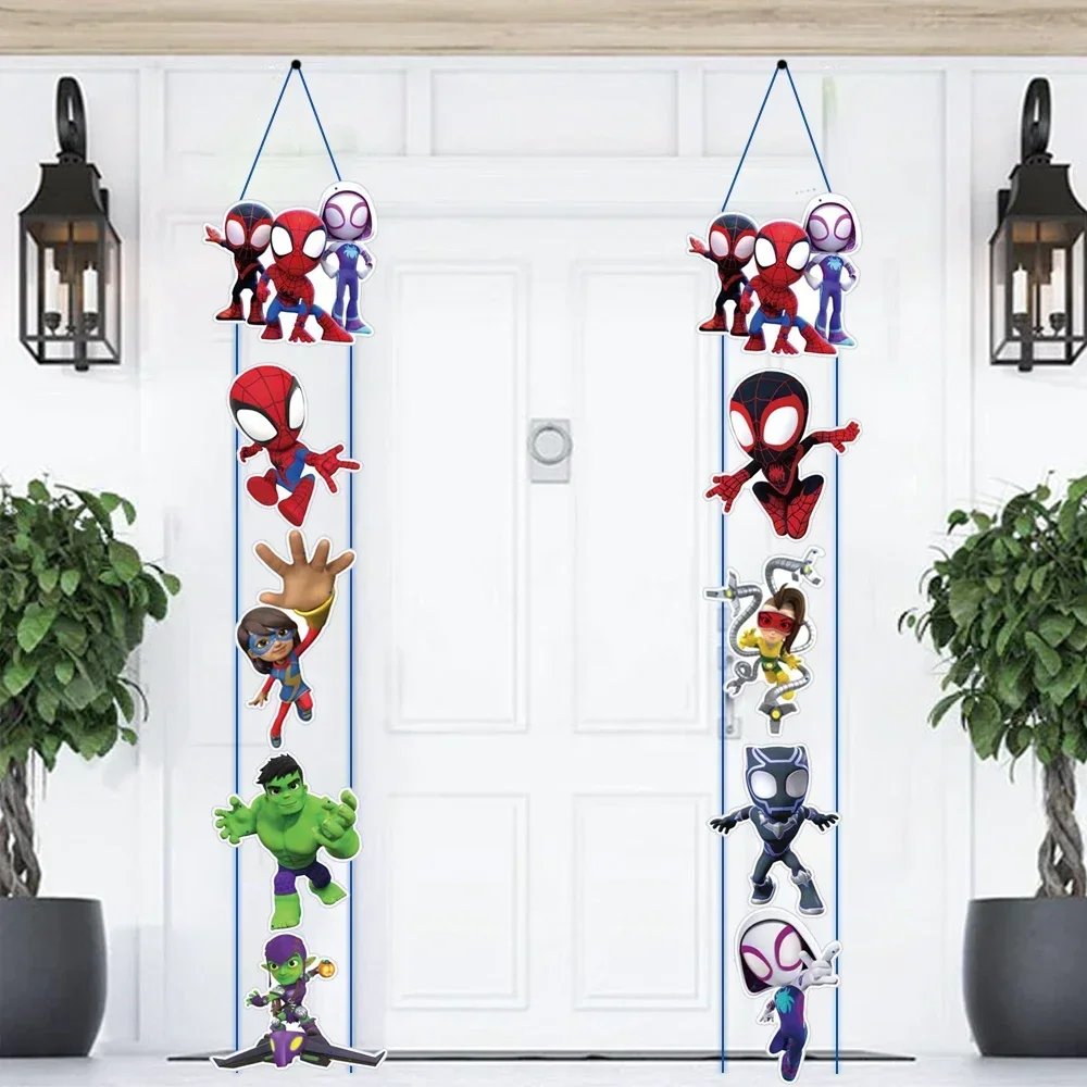 Marvel Birthday Party Tableware Paper Plate Decorations Disposable Tableware Set Supplies Spider-Man and His Best Friends