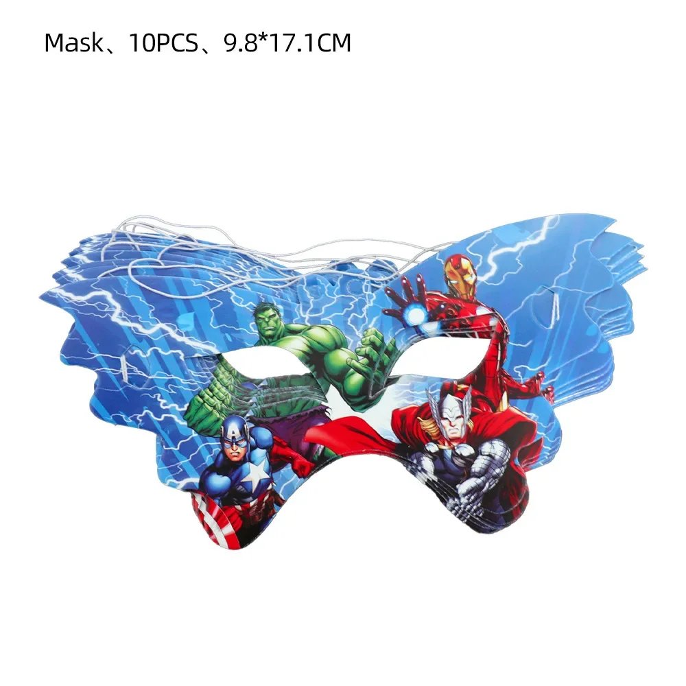 Marvel Comics The Avengers birthday party dinner balloon paper plate paper cup tablecloth disposable tableware
