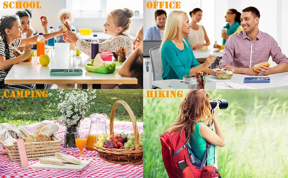 304 Tableware Set Portable Cutlery Set Dinnerware Set High Quality Stainless Steel Knife Fork Spoon Travel Flatware With Box