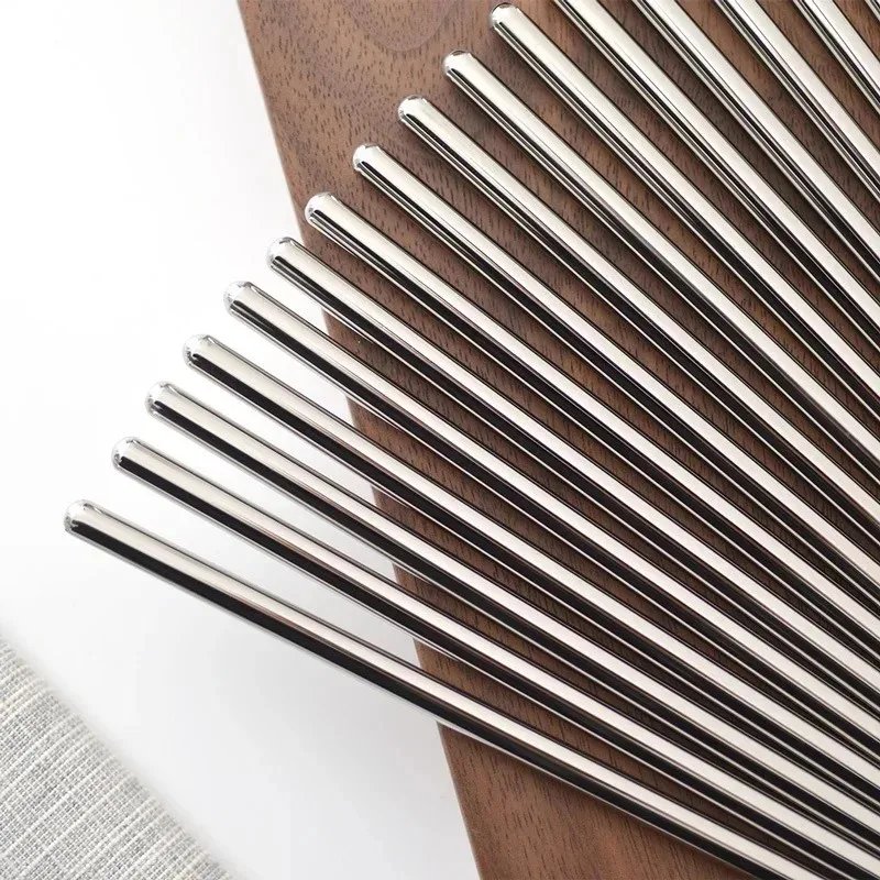 30/1Pair Chinese Chopsticks Stainless Steel Non-slip Sushi Chopstick Korean Japanese Food Metal Stick Reusable Kitchen Tableware 30/1Pair Chinese Chopsticks Stainless Steel Non-slip Sushi Chopstick Korean Japanese Food Metal Stick Reusable Kitchen Tableware