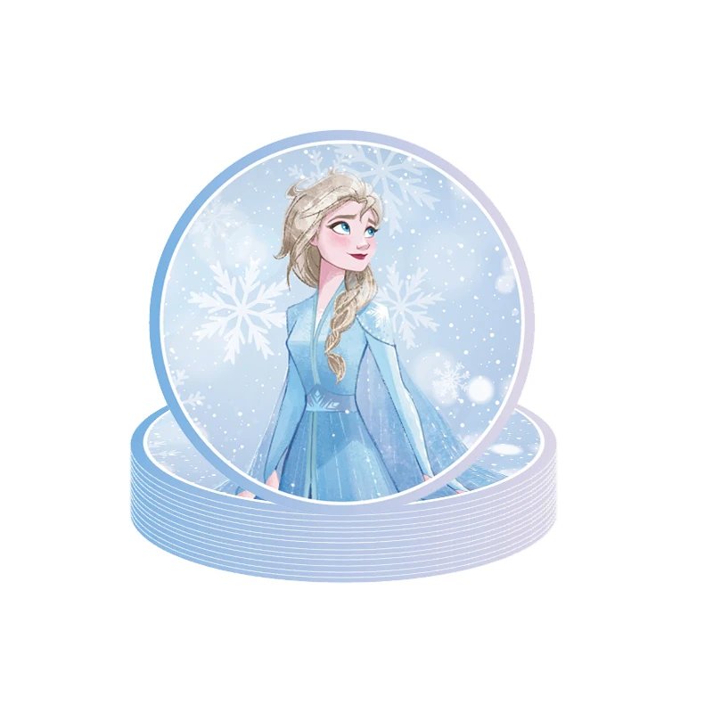Frozen Theme Birthday Party Cutlery Paper Cups Paper Plates Paper Towels Disposable Party Decoration Supplies For Girl