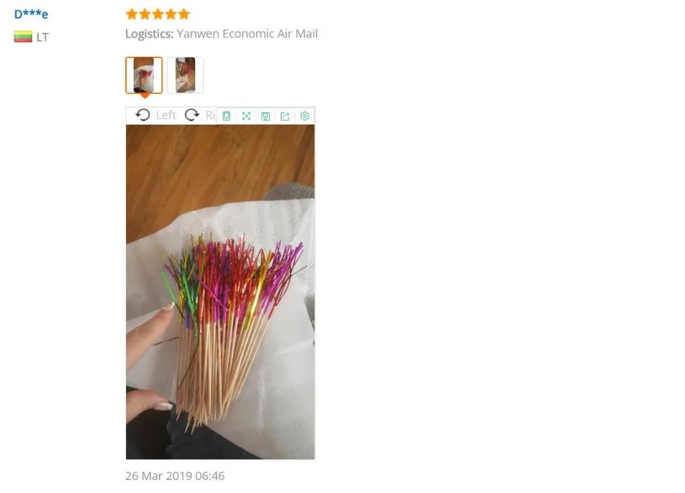 40Pcs Disposable Tableware Wood Rainbow Fireworks Fruit Desserts Forks Wedding Birthday Party Cocktail Drinks Decoration