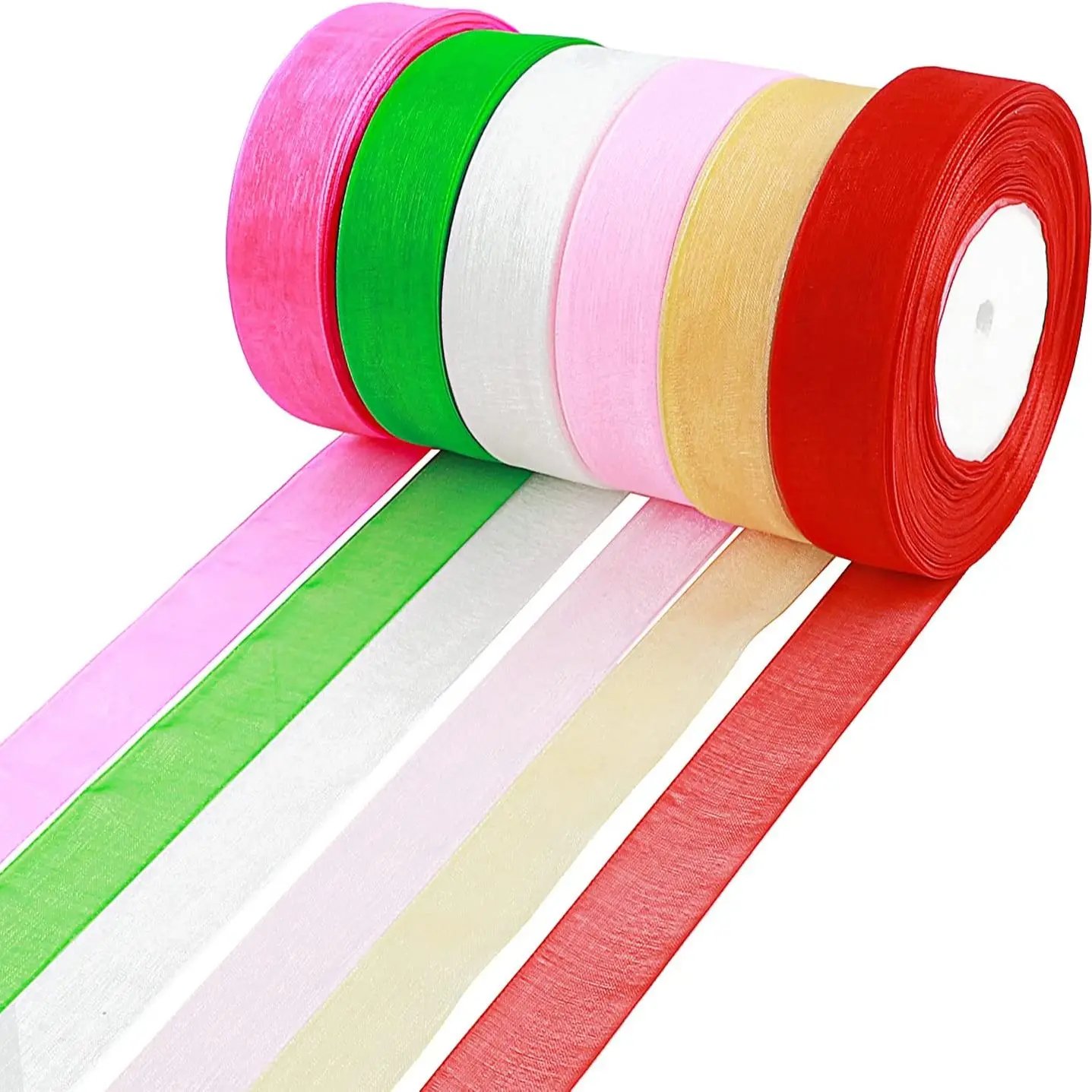 10 Yards/lot Sheer Chiffon Ribbon Organza Satin Ribbons for Gift Wrapping Decoration Wedding Bouquets Party Wreath Lace Fabric 10 Yards/lot Sheer Chiffon Ribbon Organza Satin Ribbons for Gift Wrapping Decoration Wedding Bouquets Party Wreath Lace Fabric