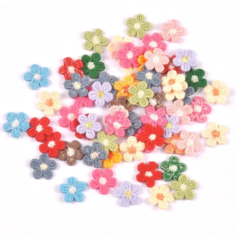 50Pcs/lot multicolor Lace Flower Appliques for DIY Hat Clothes Sewing Supplies Headwear Decor Stick-on Patches 15mm cp3374 50Pcs/lot multicolor Lace Flower Appliques for DIY Hat Clothes Sewing Supplies Headwear Decor Stick-on Patches 15mm cp3374