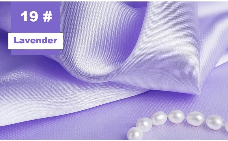 34 Color Soft Satin Fabric Wedding Party Decoration Box Lining DIY Clothing Sewing Background Accessories