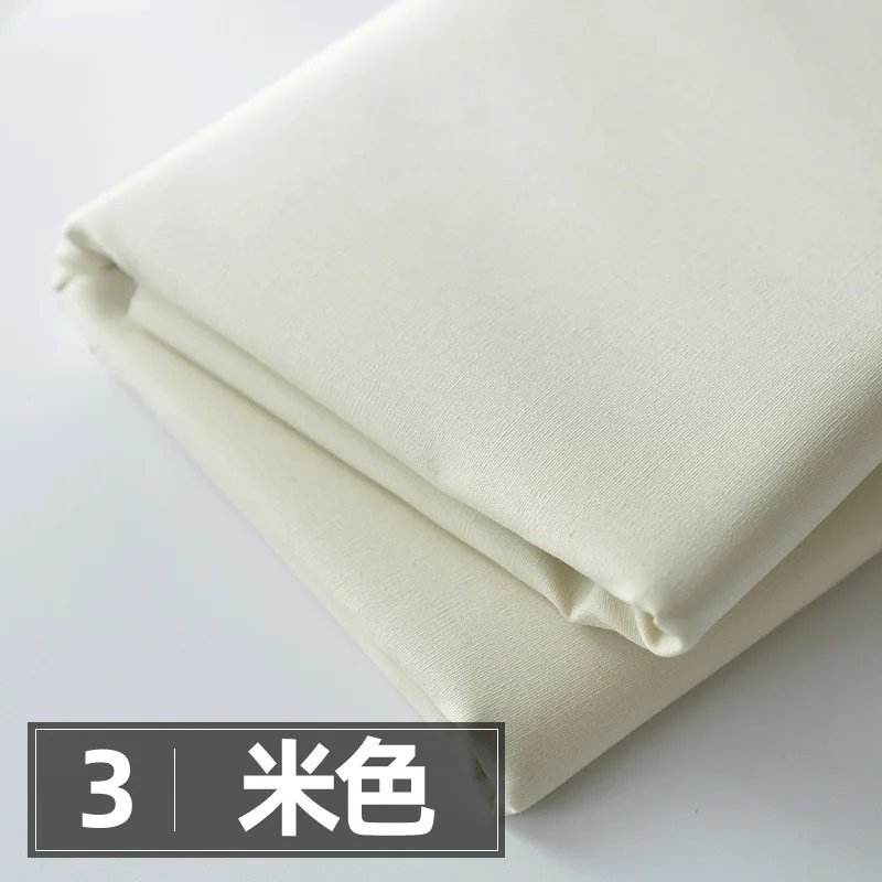 145x50cm Solid Color Poplin Cotton Fabric DIY Children's Wear Cloth Make Bedding Quilt Fabric for Girl Dress 145x50cm Solid Color Poplin Cotton Fabric DIY Children's Wear Cloth Make Bedding Quilt Fabric for Girl Dress