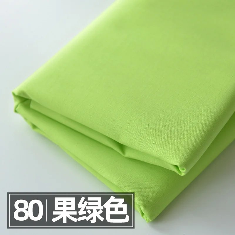 145x50cm Solid Color Poplin Cotton Fabric DIY Children's Wear Cloth Make Bedding Quilt Fabric for Girl Dress 145x50cm Solid Color Poplin Cotton Fabric DIY Children's Wear Cloth Make Bedding Quilt Fabric for Girl Dress