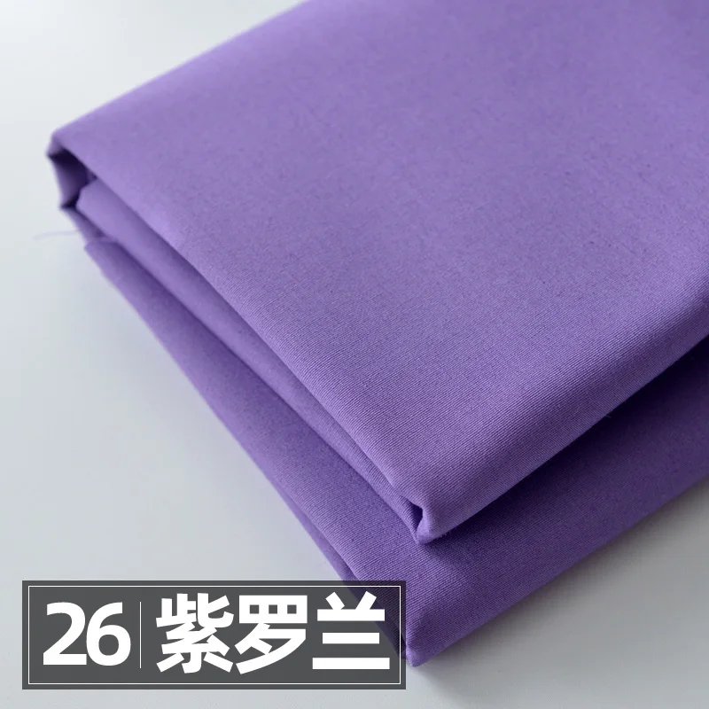 145x50cm Solid Color Poplin Cotton Fabric DIY Children's Wear Cloth Make Bedding Quilt Fabric for Girl Dress 145x50cm Solid Color Poplin Cotton Fabric DIY Children's Wear Cloth Make Bedding Quilt Fabric for Girl Dress