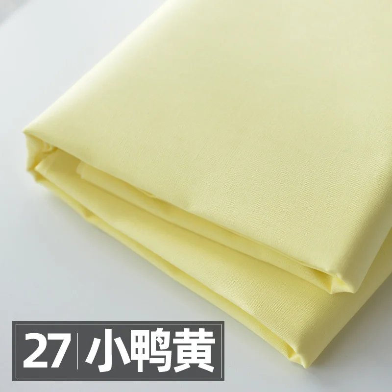 145x50cm Solid Color Poplin Cotton Fabric DIY Children's Wear Cloth Make Bedding Quilt Fabric for Girl Dress 145x50cm Solid Color Poplin Cotton Fabric DIY Children's Wear Cloth Make Bedding Quilt Fabric for Girl Dress