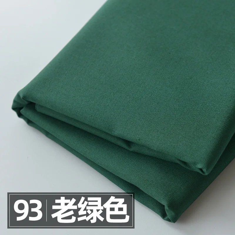 145x50cm Solid Color Poplin Cotton Fabric DIY Children's Wear Cloth Make Bedding Quilt Fabric for Girl Dress 145x50cm Solid Color Poplin Cotton Fabric DIY Children's Wear Cloth Make Bedding Quilt Fabric for Girl Dress