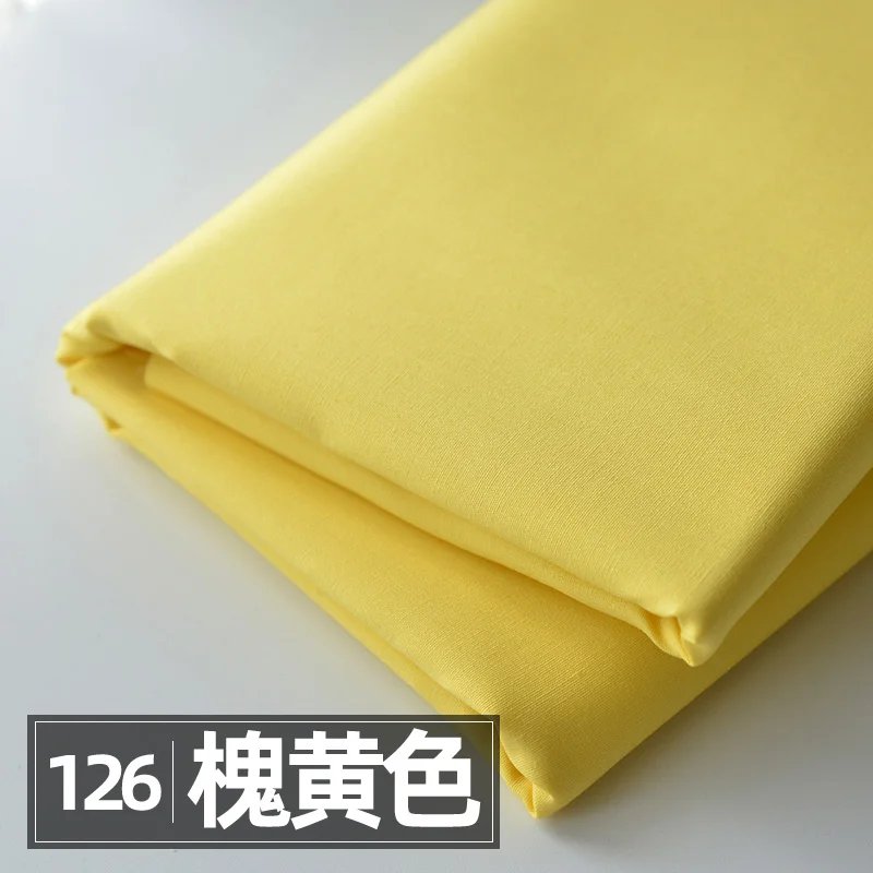 145x50cm Solid Color Poplin Cotton Fabric DIY Children's Wear Cloth Make Bedding Quilt Fabric for Girl Dress 145x50cm Solid Color Poplin Cotton Fabric DIY Children's Wear Cloth Make Bedding Quilt Fabric for Girl Dress