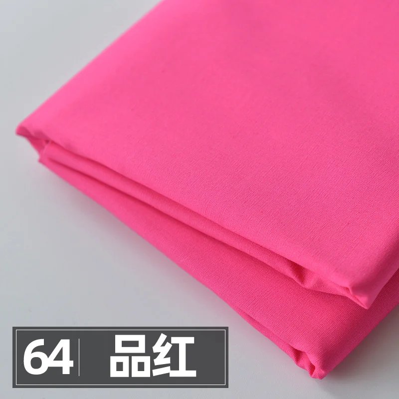 145x50cm Solid Color Poplin Cotton Fabric DIY Children's Wear Cloth Make Bedding Quilt Fabric for Girl Dress 145x50cm Solid Color Poplin Cotton Fabric DIY Children's Wear Cloth Make Bedding Quilt Fabric for Girl Dress