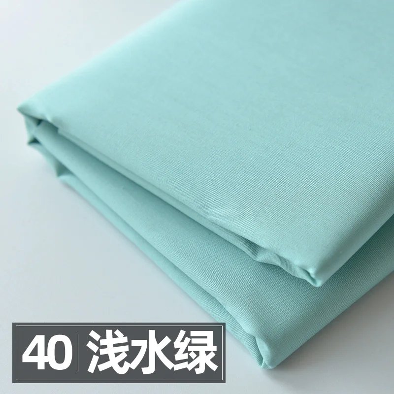 145x50cm Solid Color Poplin Cotton Fabric DIY Children's Wear Cloth Make Bedding Quilt Fabric for Girl Dress 145x50cm Solid Color Poplin Cotton Fabric DIY Children's Wear Cloth Make Bedding Quilt Fabric for Girl Dress