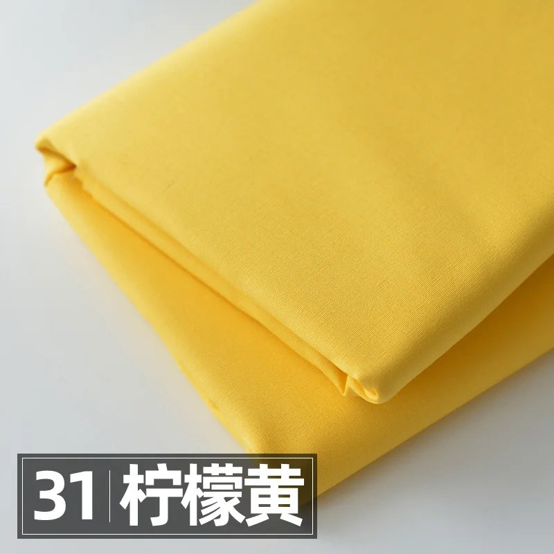145x50cm Solid Color Poplin Cotton Fabric DIY Children's Wear Cloth Make Bedding Quilt Fabric for Girl Dress 145x50cm Solid Color Poplin Cotton Fabric DIY Children's Wear Cloth Make Bedding Quilt Fabric for Girl Dress