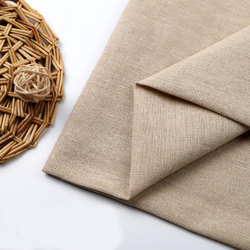 150x50cm/150x500cm Raw Cloth Cotton Linen Fabric Greige For Sewing Scrims Patchwork DIY Handmade By Half Meter TJ20577