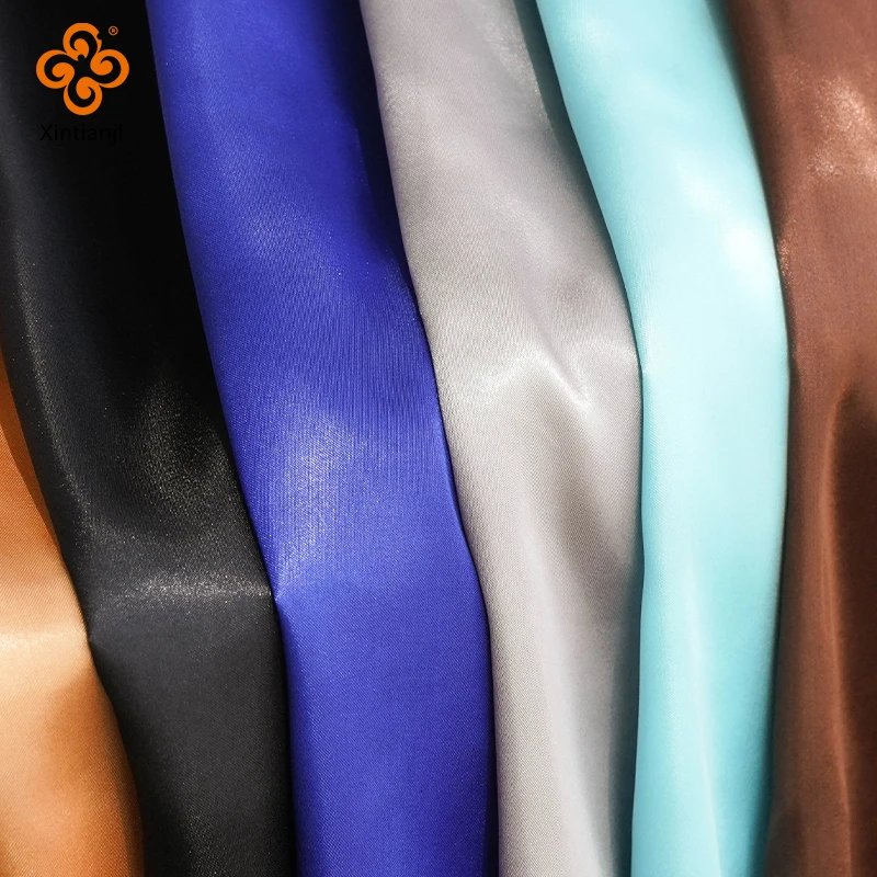 26 Colors Satin Fabric By The Meters Skirt Lining Material Wedding Decoration Fabric Box Lining DIY Clothing Sewing Background