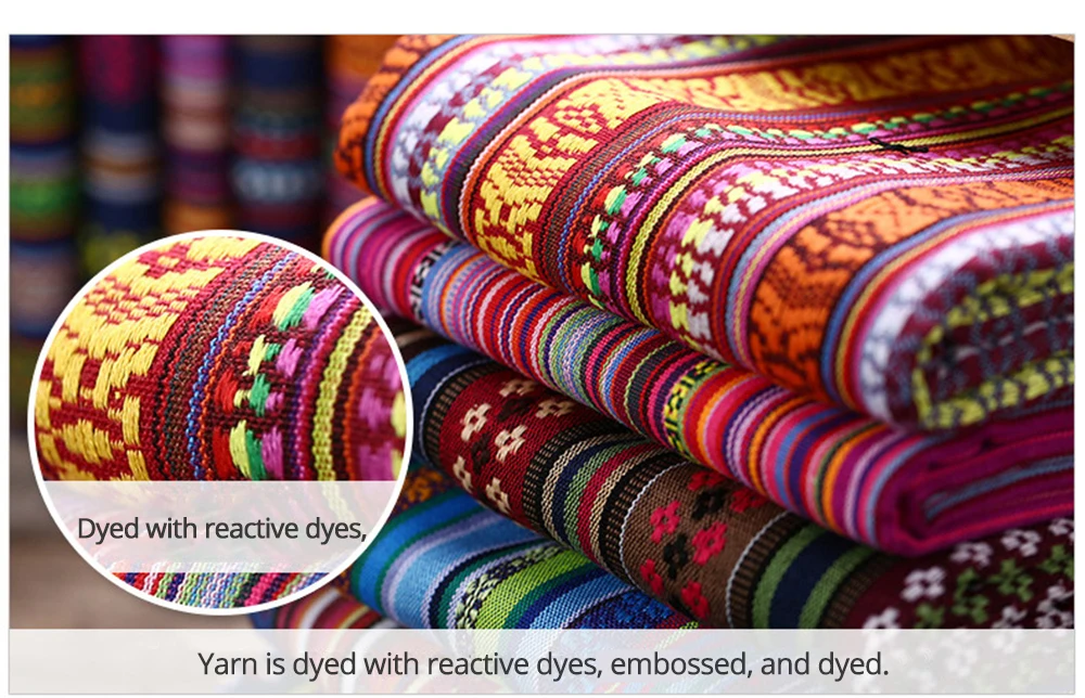Teramila Ethnic Style Cotton Linen Fabric Hotel Bar Tablecloth Pillow Sofa Cover Textile Patchwork Curtain Decorative Materials Teramila Ethnic Style Cotton Linen Fabric Hotel Bar Tablecloth Pillow Sofa Cover Textile Patchwork Curtain Decorative Materials