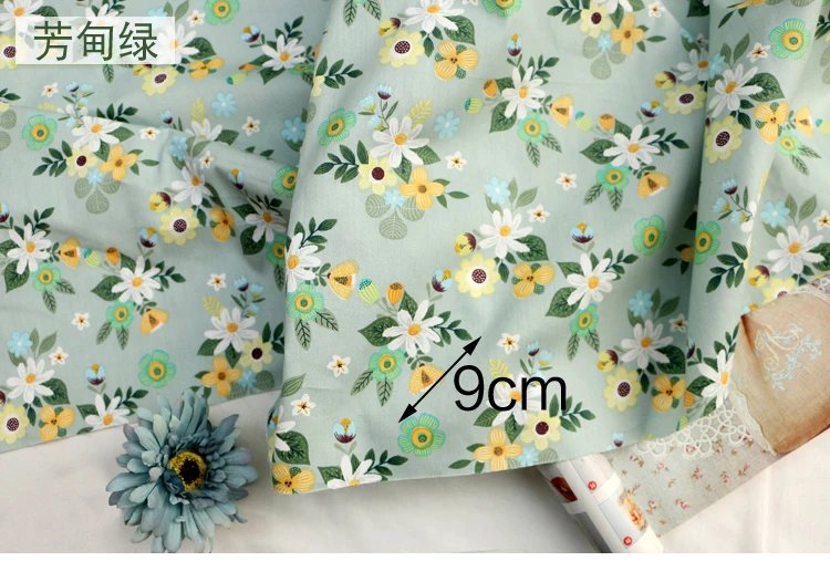 160x50cm fresh Floral twill Cotton sewing Cloth, making Baby Clothes DIY Newborn Pajamas Quilt Cover Bed Sheet Fabric 160x50cm fresh Floral twill Cotton sewing Cloth, making Baby Clothes DIY Newborn Pajamas Quilt Cover Bed Sheet Fabric