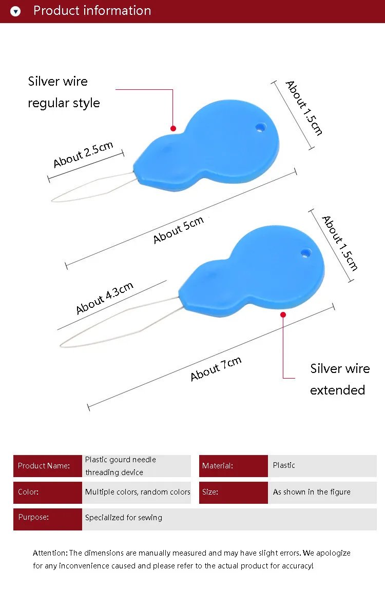 10/20/50pcs Needle Easy Device Automatic Thread Needles Sewing Tools Threader Elderly Guider Handmade Sewing Machine Supplier