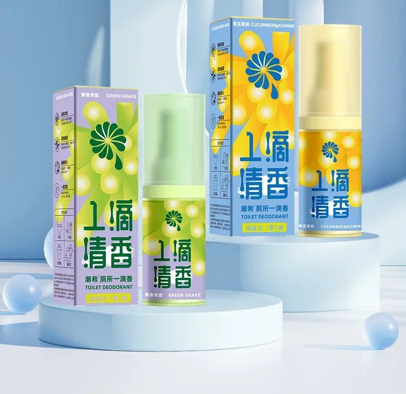 Bathroom Freshener A Drop of Fragrance Lasting Air Freshener Toilet Deodorant Aroma Room Deodorant Fragrance