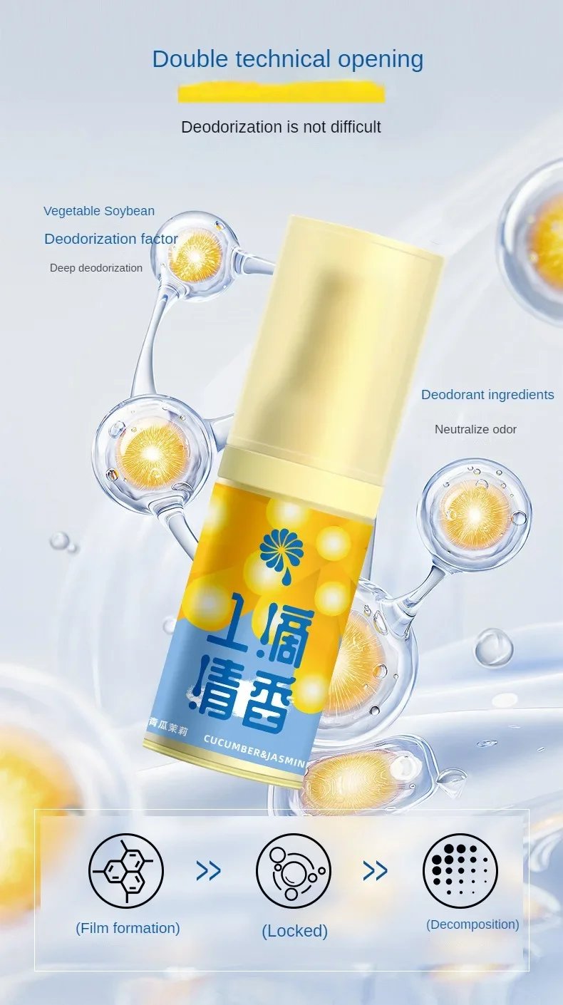 Bathroom Freshener A Drop of Fragrance Lasting Air Freshener Toilet Deodorant Aroma Room Deodorant Fragrance