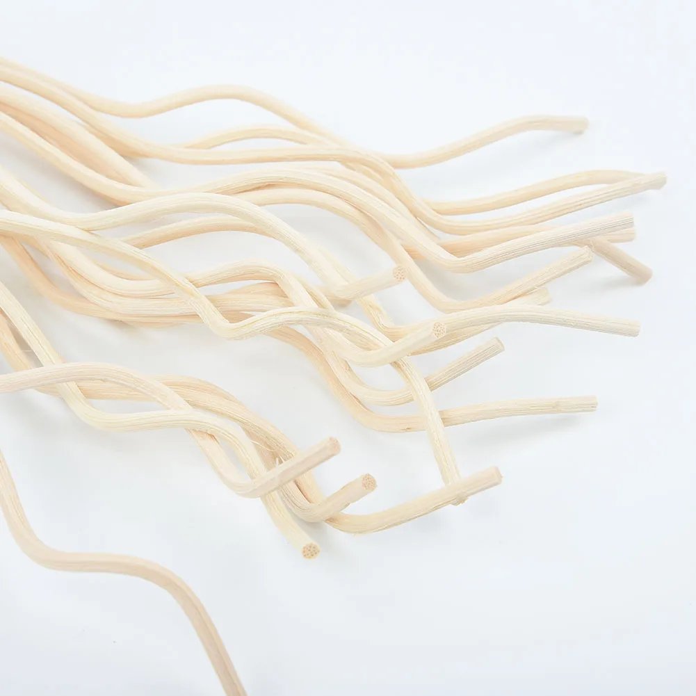 20Pcs Diffuser Stick Long Wavy Rattan Reed Fragrance Diffuser Replacement Refill Air Freshener Stick Accessory home fragrance