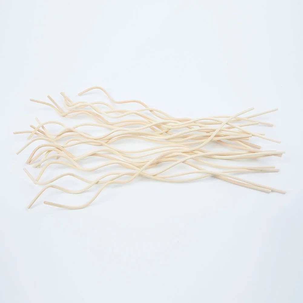 20Pcs Diffuser Stick Long Wavy Rattan Reed Fragrance Diffuser Replacement Refill Air Freshener Stick Accessory home fragrance