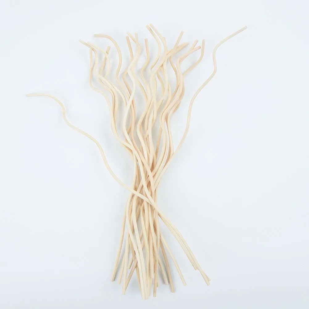 20Pcs Diffuser Stick Long Wavy Rattan Reed Fragrance Diffuser Replacement Refill Air Freshener Stick Accessory home fragrance