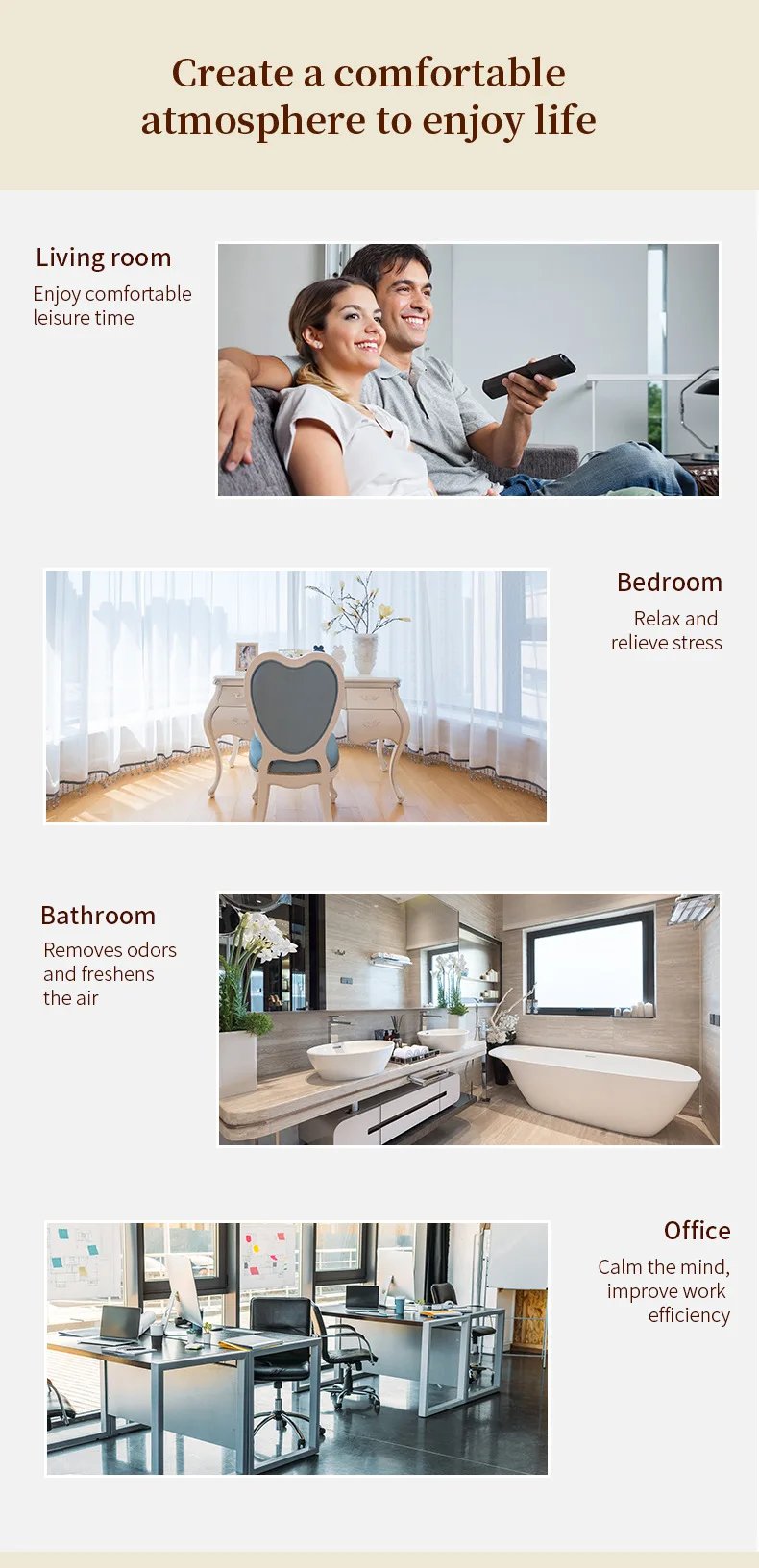 10ml Water-Soluble Aromatherapy Oil - Multiple Scents, Cozy Home Atmosphere, for Humidifiers & Flameless Diffusers