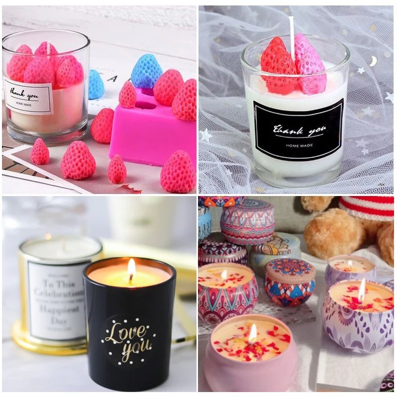 Smokeless Candle Wicks 2.6-20cm Pre-Waxed Cotton Core Wicks with Metal Sustainer Tabs DIY Handmade Candle Making Tools Smokeless Candle Wicks 2.6-20cm Pre-Waxed Cotton Core Wicks with Metal Sustainer Tabs DIY Handmade Candle Making Tools