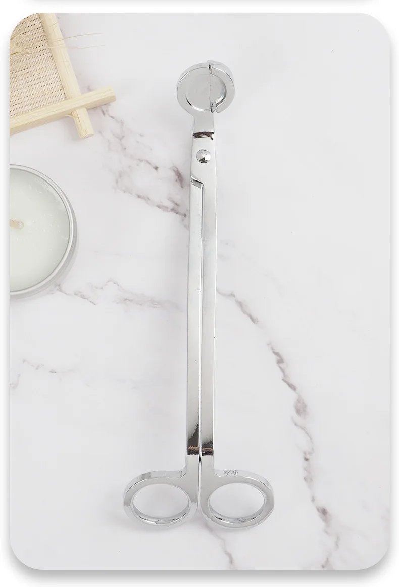 Candle Wick Scissors Stainless Steel Candle Core Trimmer DIY Handmade Candle Making Tools 18cm Black Rose Gold Silver Shears