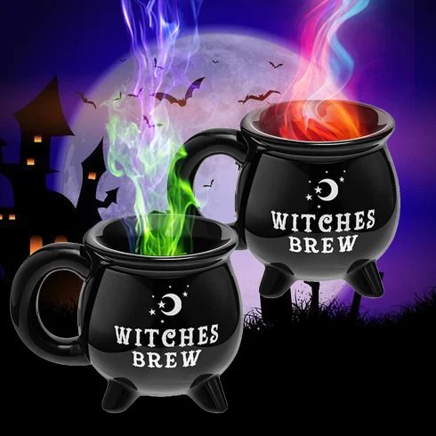 1pc, Witch Brew Coffee Mug, 350ml/ 11.8oz Ceramic Coffee Cups, Water Cups, Summer Winter Drinkware, Birthday Gifts