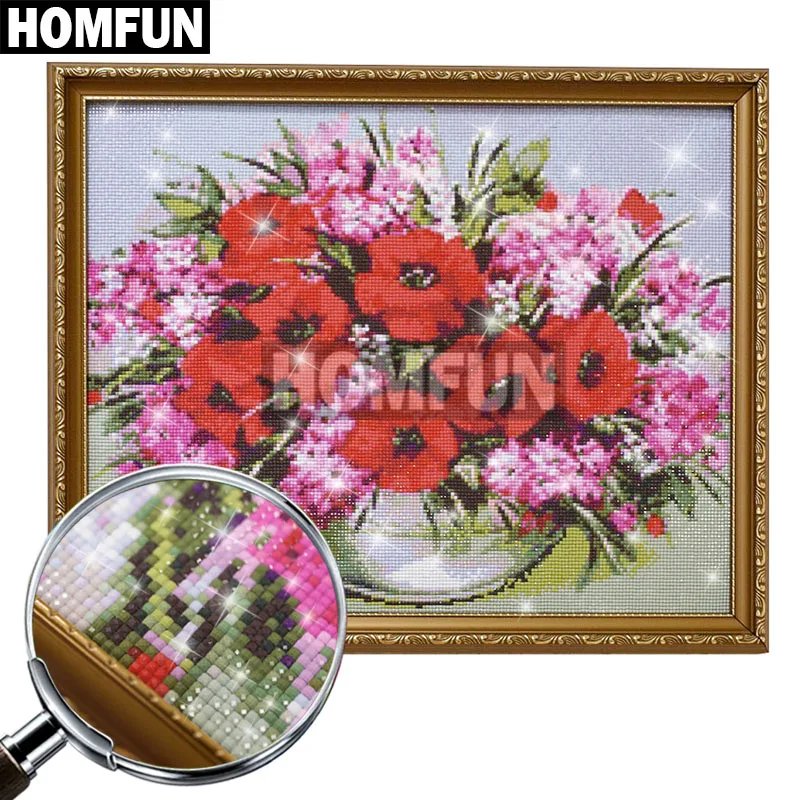 HOMFUN DIY PHOTO CUSTOM Diamond Painting Picture of Rhinestones Diamond Embroidery Beadwork 5D Cross Stitch 5D Home Decor HOMFUN DIY PHOTO CUSTOM Diamond Painting Picture of Rhinestones Diamond Embroidery Beadwork 5D Cross Stitch 5D Home Decor