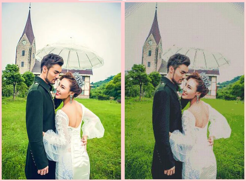 HOMFUN DIY PHOTO CUSTOM Diamond Painting Picture of Rhinestones Diamond Embroidery Beadwork 5D Cross Stitch 5D Home Decor