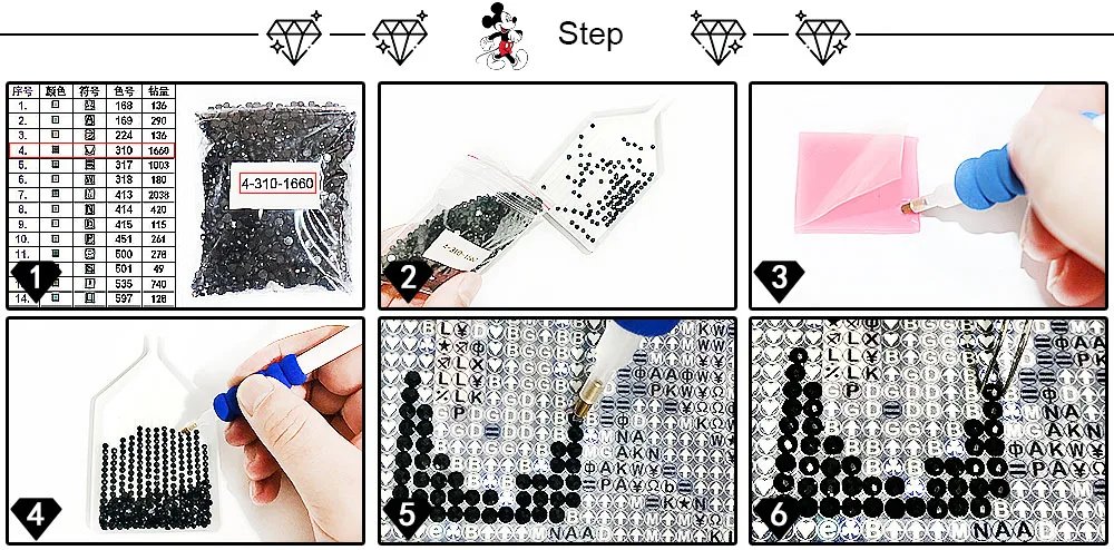 5D DIY Diamond Painting kit Disney Mickey Mouse Dumbo Cars Full Square&Round Diamond mosaic embroidery Cross stitch Home Decor