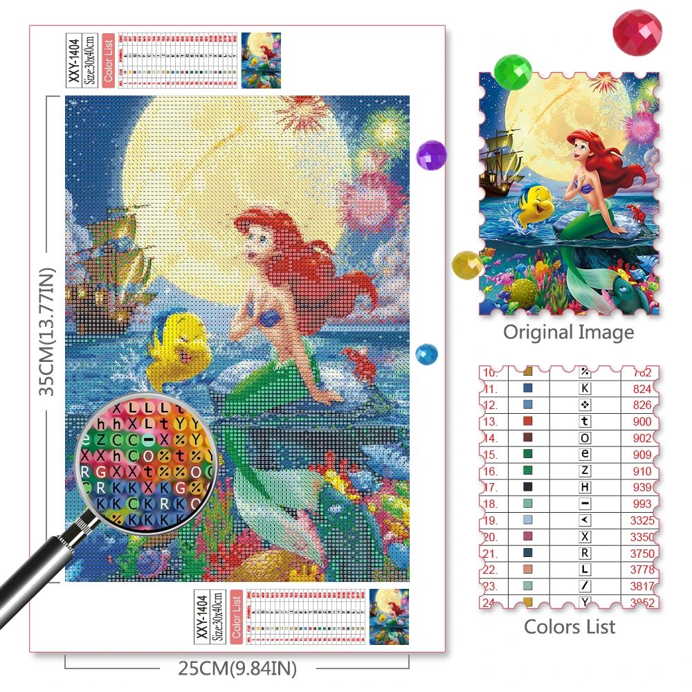 Disney Stitch Diamond Painting Mickey Mouse Full Round Drill 30x40 Embroidery Cartoon Olaf New Arrivals Designer Children Gifts