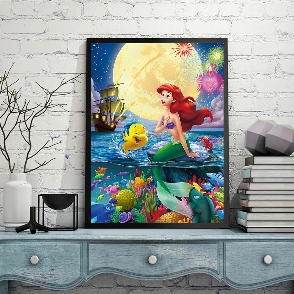 Disney Stitch Diamond Painting Mickey Mouse Full Round Drill 30x40 Embroidery Cartoon Olaf New Arrivals Designer Children Gifts