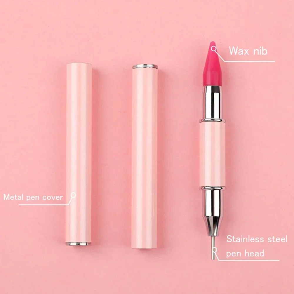 New Diamond Painting Pen Tool Double Head Convenient Multifunctional Nail Pen Metal Material Diamond Painting Accessories New Diamond Painting Pen Tool Double Head Convenient Multifunctional Nail Pen Metal Material Diamond Painting Accessories