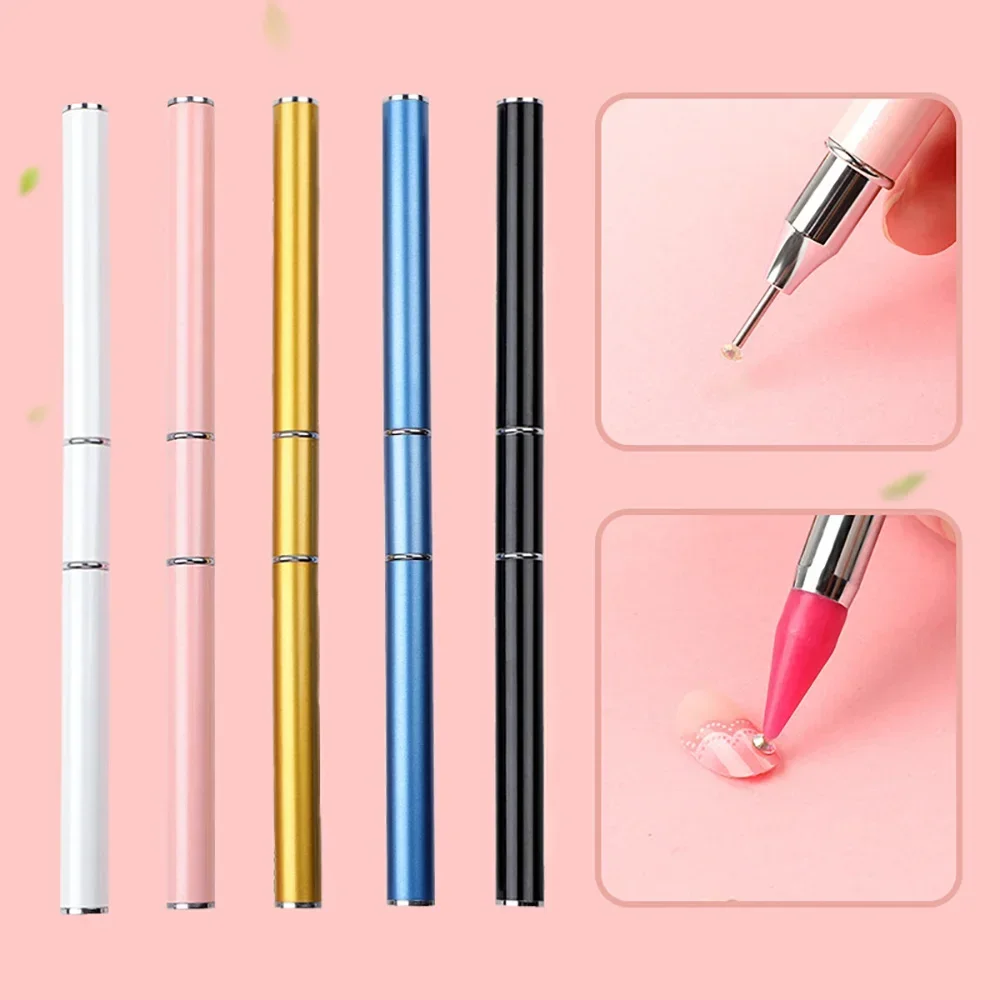 New Diamond Painting Pen Tool Double Head Convenient Multifunctional Nail Pen Metal Material Diamond Painting Accessories New Diamond Painting Pen Tool Double Head Convenient Multifunctional Nail Pen Metal Material Diamond Painting Accessories