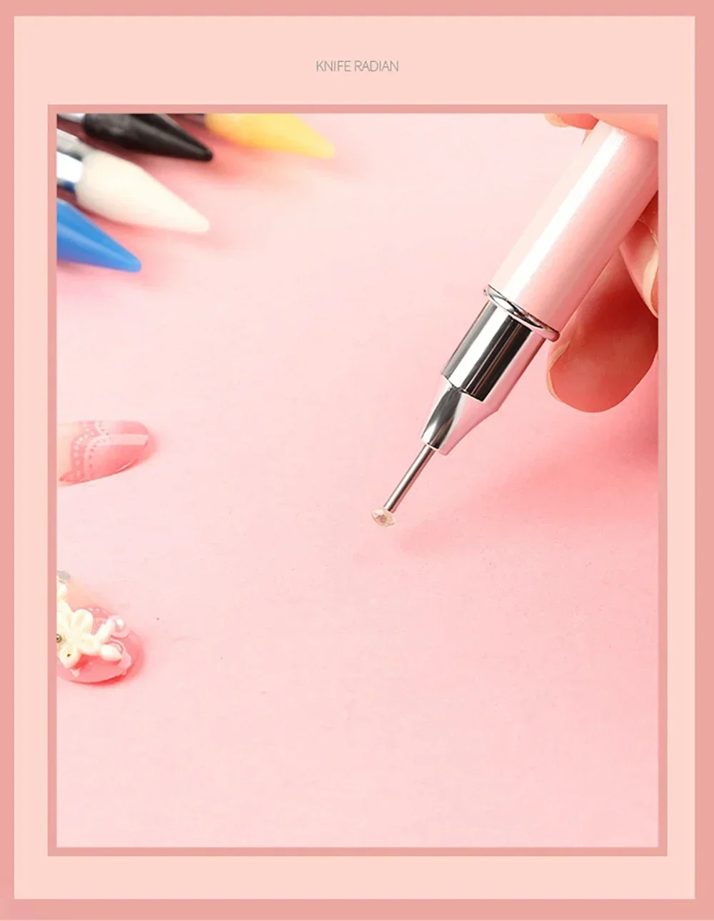 New Diamond Painting Pen Tool Double Head Convenient Multifunctional Nail Pen Metal Material Diamond Painting Accessories New Diamond Painting Pen Tool Double Head Convenient Multifunctional Nail Pen Metal Material Diamond Painting Accessories