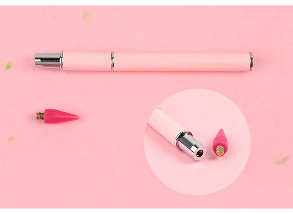 New Diamond Painting Pen Tool Double Head Convenient Multifunctional Nail Pen Metal Material Diamond Painting Accessories New Diamond Painting Pen Tool Double Head Convenient Multifunctional Nail Pen Metal Material Diamond Painting Accessories