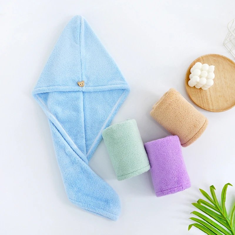 Shower Cap Microfiber Hair Quick Drying Dryer Thicken Towel Home Strong Water Absorption Dry Hair Towel Bag Hair
