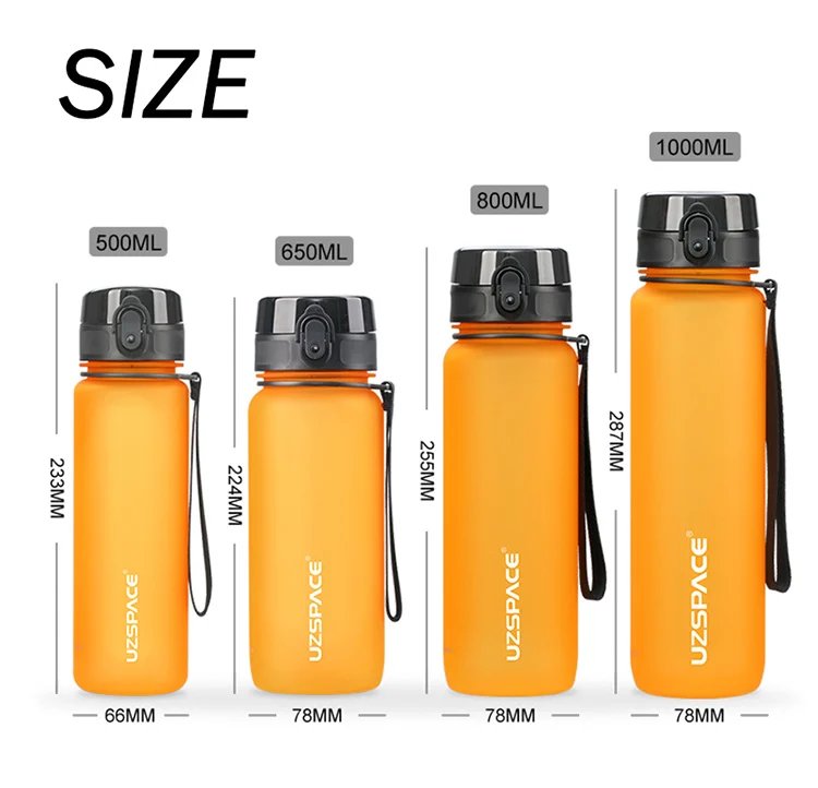 500/800/1000ml Sports Water Bottle Portable Leakproof Shaker Drinkware Outdoor Tour Gym Fitness Cup Tritan Plastic Jugs BPA Free 500/800/1000ml Sports Water Bottle Portable Leakproof Shaker Drinkware Outdoor Tour Gym Fitness Cup Tritan Plastic Jugs BPA Free