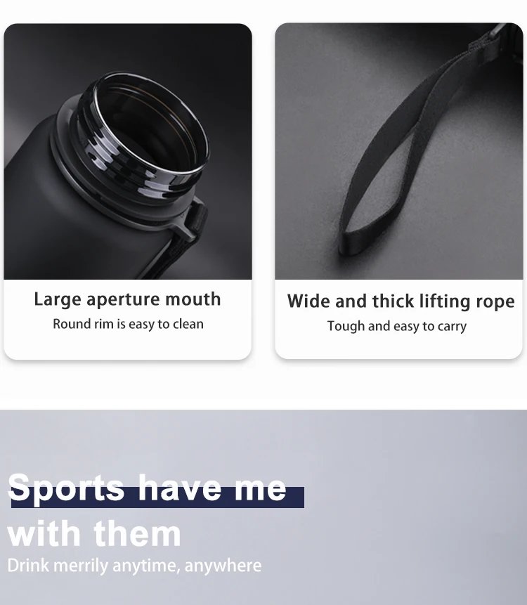 500/800/1000ml Sports Water Bottle Portable Leakproof Shaker Drinkware Outdoor Tour Gym Fitness Cup Tritan Plastic Jugs BPA Free 500/800/1000ml Sports Water Bottle Portable Leakproof Shaker Drinkware Outdoor Tour Gym Fitness Cup Tritan Plastic Jugs BPA Free