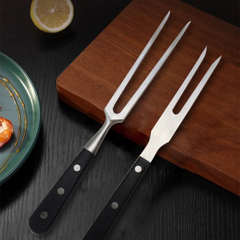 Barbecue Fork Beef Grill Tools BBQ Accessories Stainless Steel Portable Outdoor BBQ Camping Cooking Barbecue Grill Grill Grill